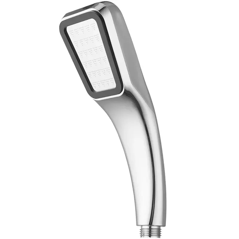 300 Holes Pressurized Showerhead Hand Hold Square Shower Head Water Saving Rainfall Spray Nozzle Bathroom Accessories