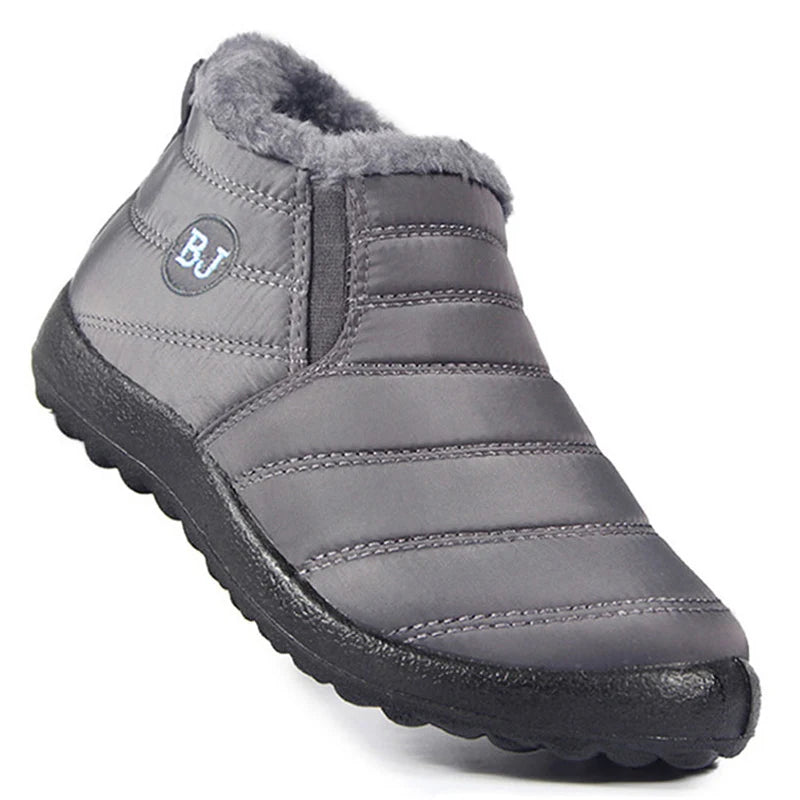 Men Boots 2025 Winter Shoes For Men Waterproof Snow Boots Winter Botas Hombre Warm Fur Ankle Boots Mens Botines