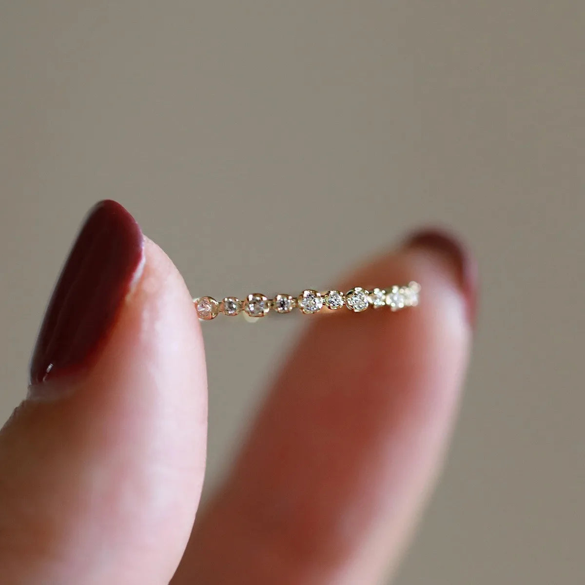 925 Sterling Silver Plating 14K Gold Sparkling Zircon Geometric Ring for Women Exquisite Sweet Party Wedding Jewelry Accessorie