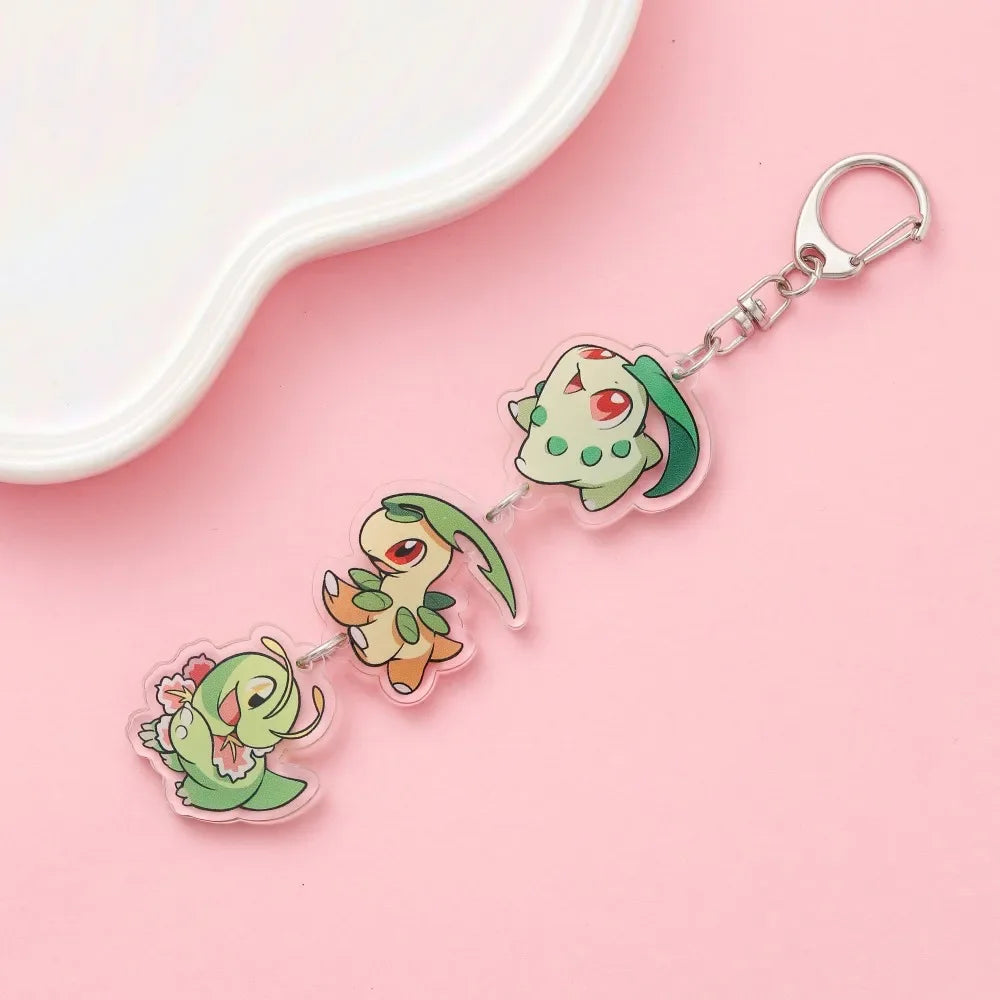 Anime Acrylic keychain accessaries Cartoon Car Bag Pendant Gift cute creative bag charm funny Friends Fans Gifts Keyring