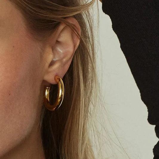 Boho Gold Color Pearl Earrings Set for Women Fashion Vintage Chunky Heart Zircon Geometric Studs Earrings Simple Jewelry Gifts