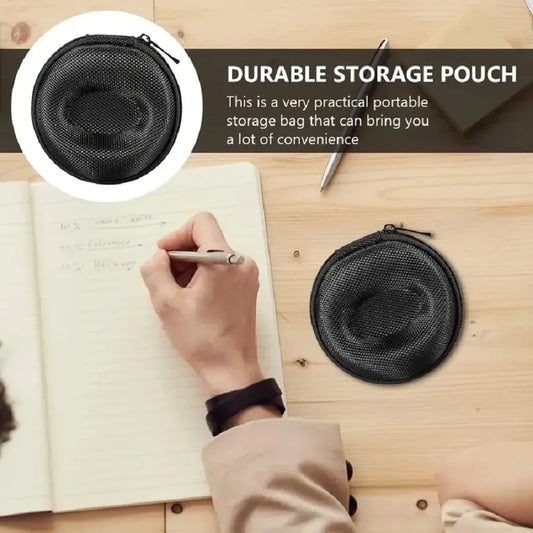 1pc Portable Zipper Travel Watch Case, Dust-proof Single Watch Storage Box for Wristwatches And Smart Watches