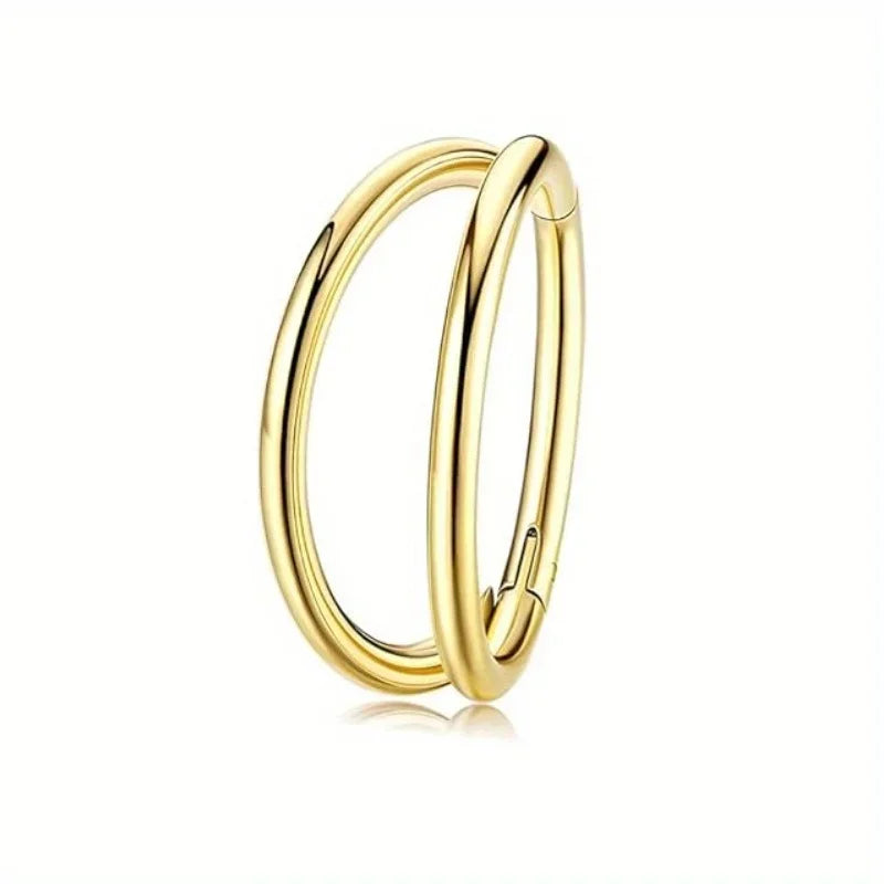 Bobisty 1PC Surgical Steel Belly Button Ring for Women CZ Heart Butterfly Simple Reverse Navel Rings Body Piercing Jewelry