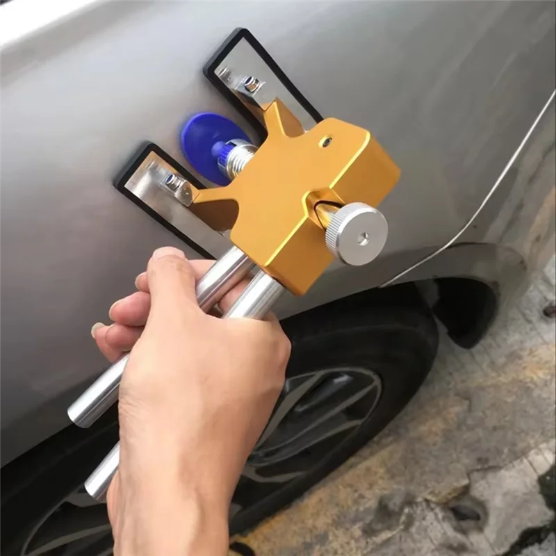 19Pcs Premium Car Dent Puller Kit Sturdy Metal Paintless Remover For Hail Damage Pit Repair Vehicle