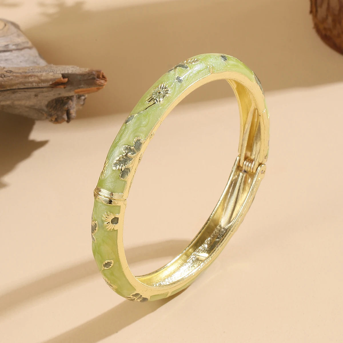 Vintage Bracelet For Women Small Flower Ethnic Style Cloisonne Bangles Women's Elegant Jewelry Gifts