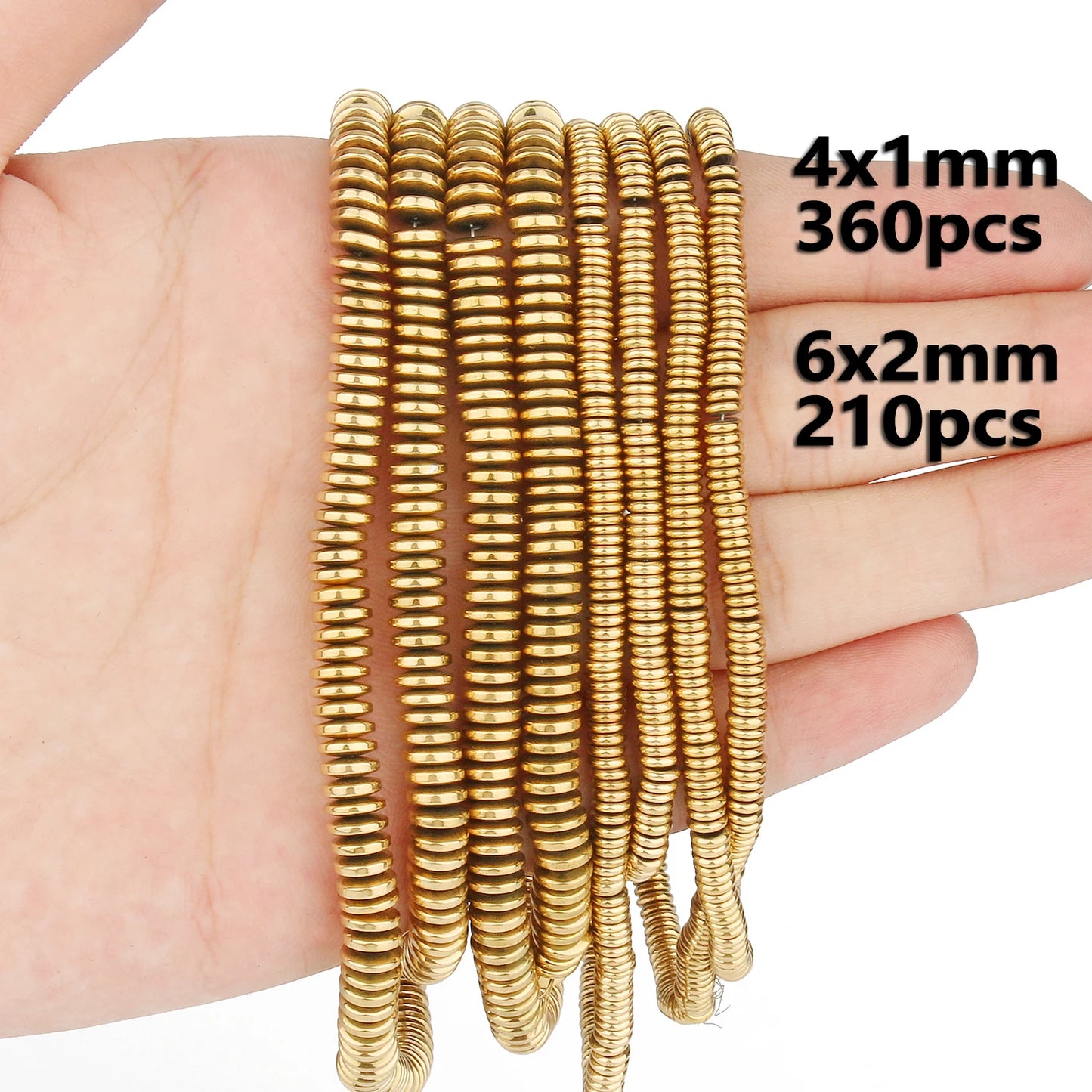 Retention Color AAA+ Gold Plated Hematite Beads Natural Stone Irregular Geometric Beads For Jewelry Making Diy Bracelet
