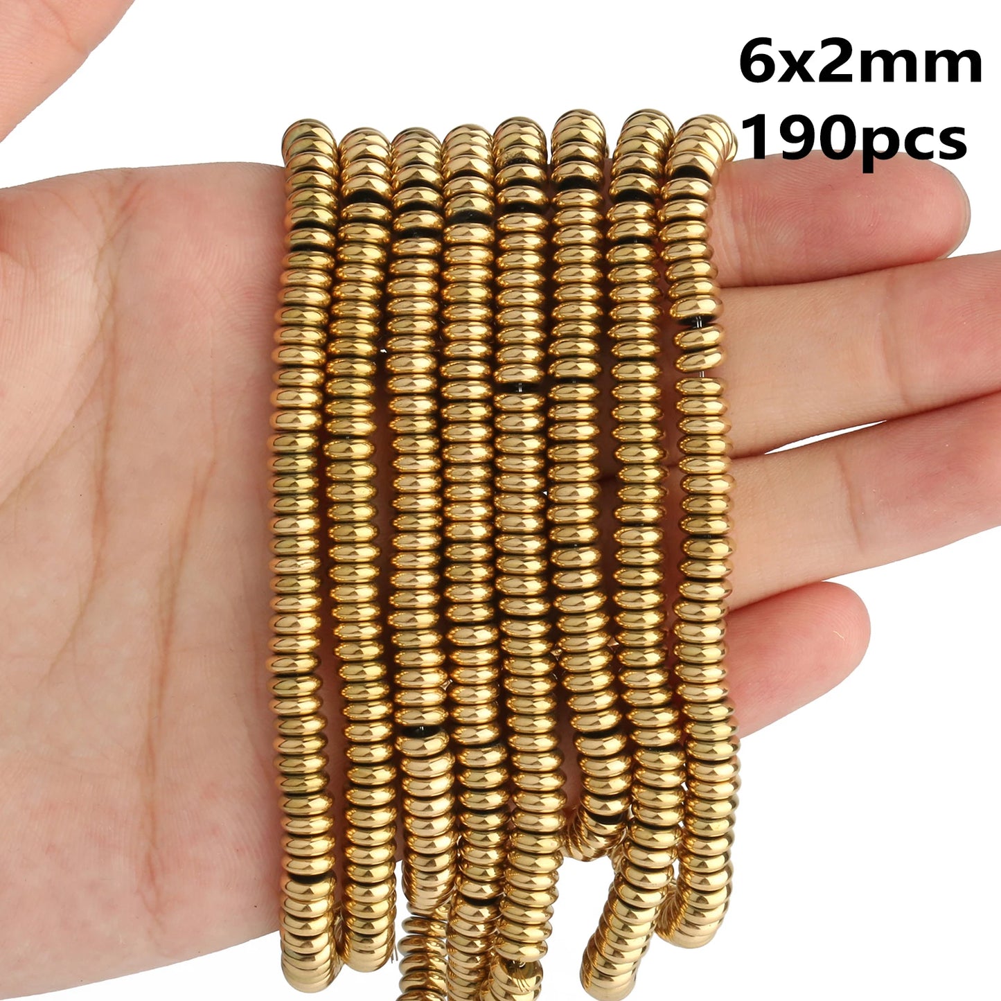 Retention Color AAA+ Gold Plated Hematite Beads Natural Stone Irregular Geometric Beads For Jewelry Making Diy Bracelet