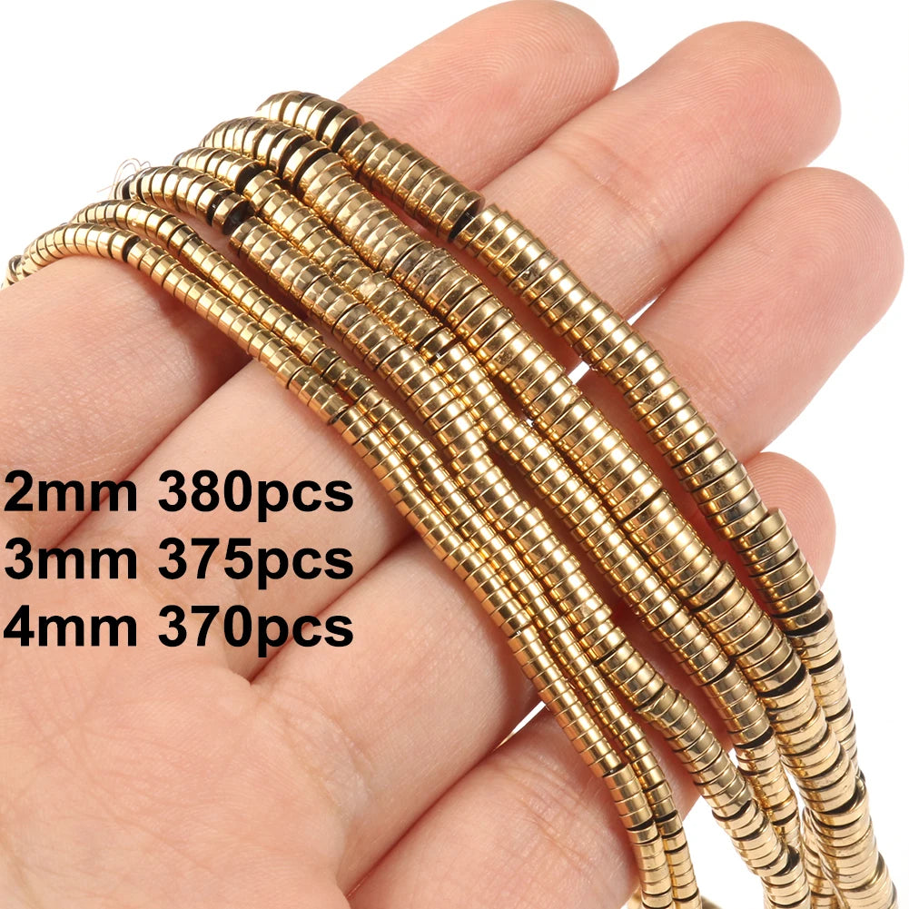 Retention Color AAA+ Gold Plated Hematite Beads Natural Stone Irregular Geometric Beads For Jewelry Making Diy Bracelet