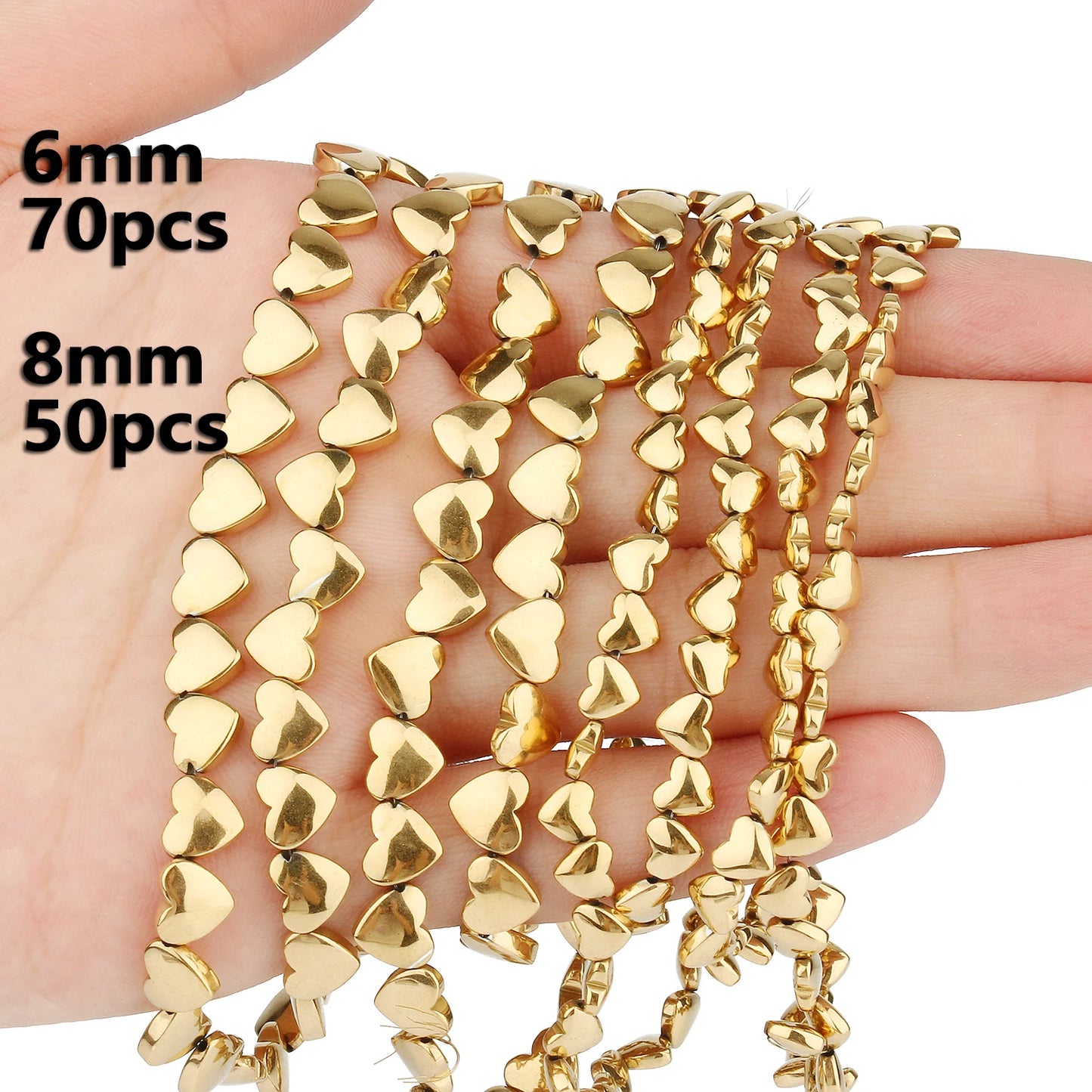 Retention Color AAA+ Gold Plated Hematite Beads Natural Stone Irregular Geometric Beads For Jewelry Making Diy Bracelet