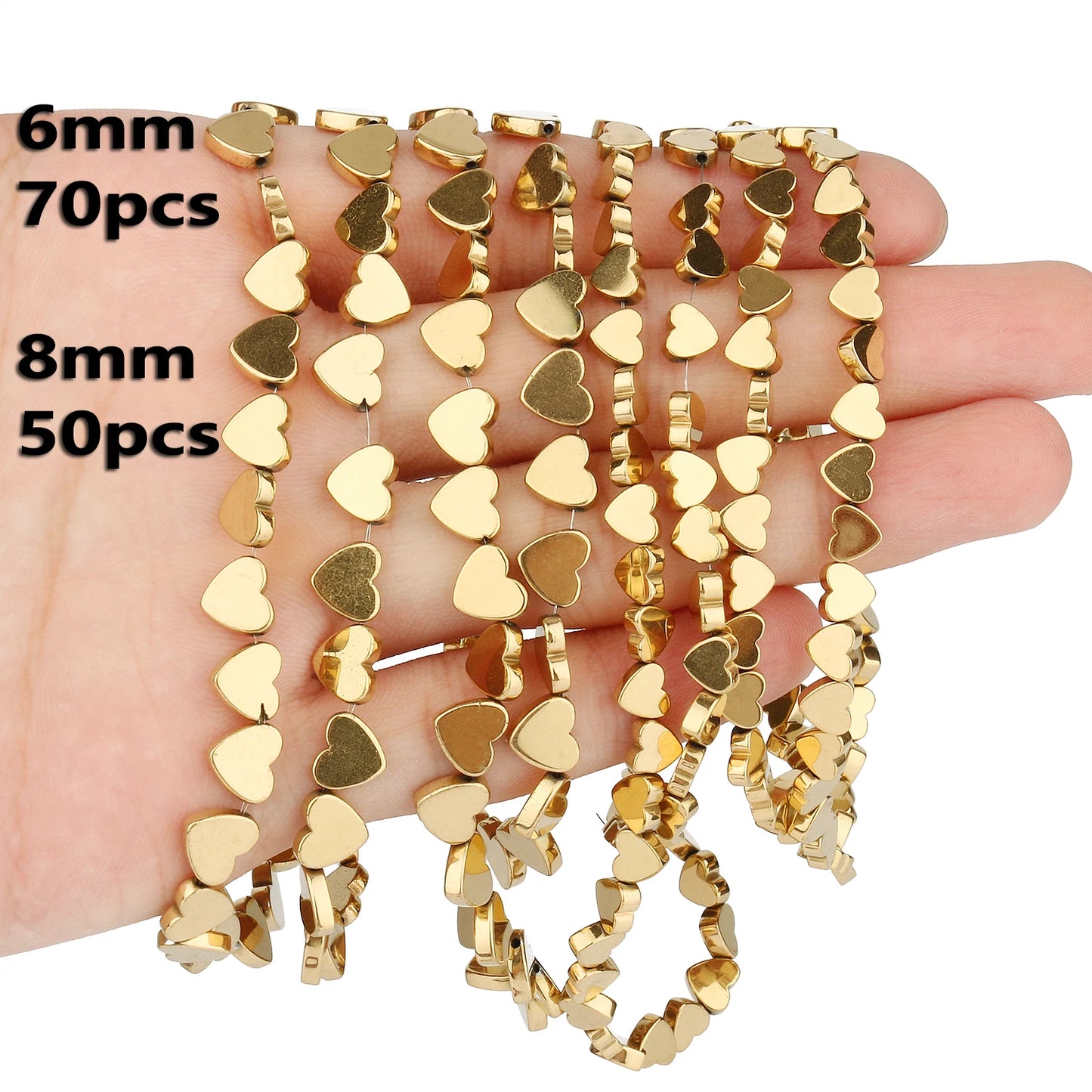 Retention Color AAA+ Gold Plated Hematite Beads Natural Stone Irregular Geometric Beads For Jewelry Making Diy Bracelet