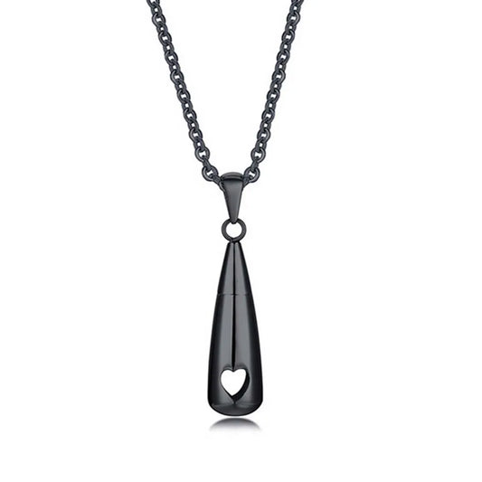 New Stainless Steel Drop Shape Pendant Fashion Jewelry With 50 Cm Necklace