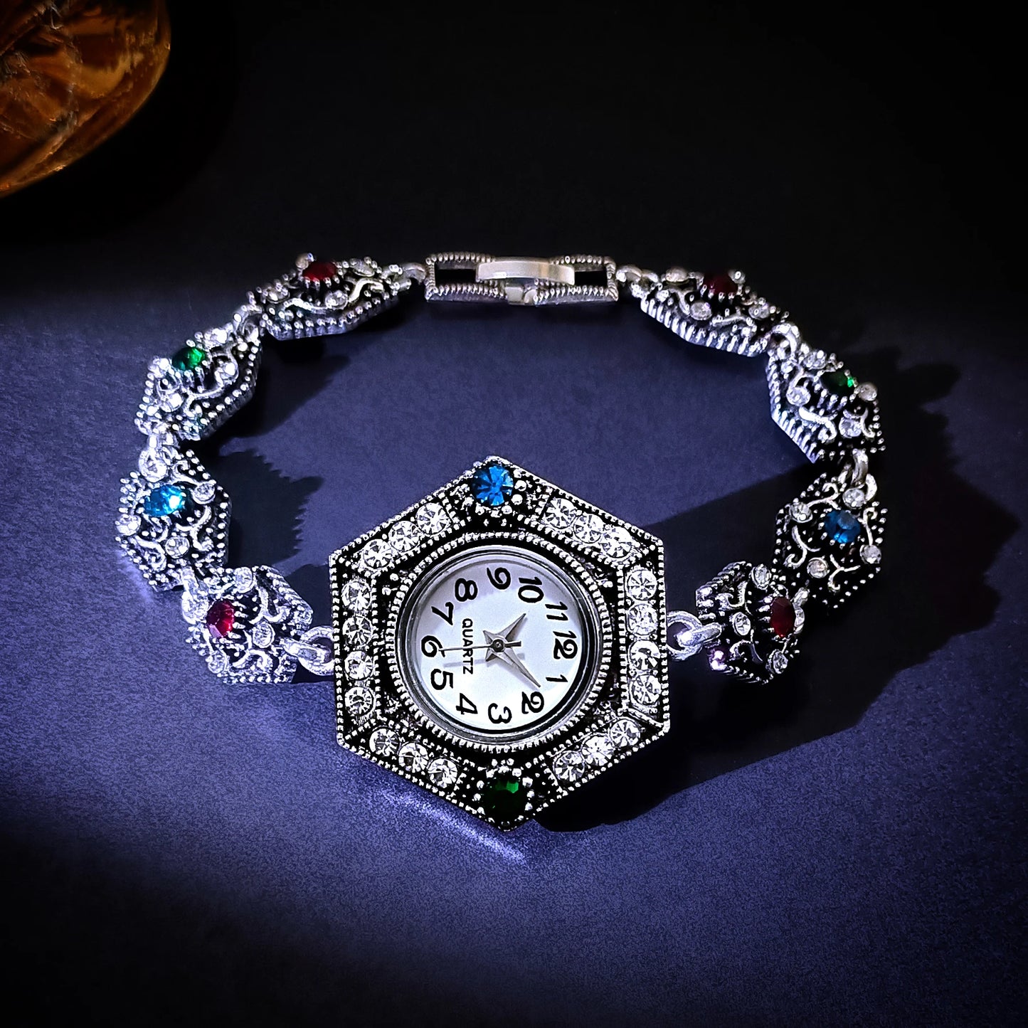 Vintage Watch For Women Alloy Strap Bracelet Watches Ladies Quartz Wristwatches Women Clock Friends Family Gift Valentine's Day