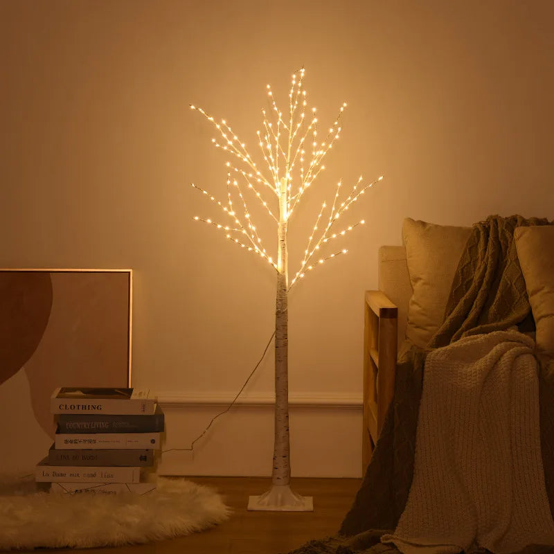 LED Birch Tree Bedroom Light for Landscape Luminous Decoration Home Room Decor New Year Christmas Gift Christmas Decoration