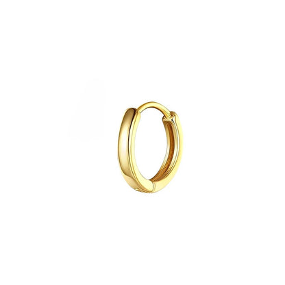 Bobisty 1pc Earrings for Sensitive Ears Surgical Stainless Steel Earrings for Women Dainty Flat Back Earring Stud Hoop Cartilage