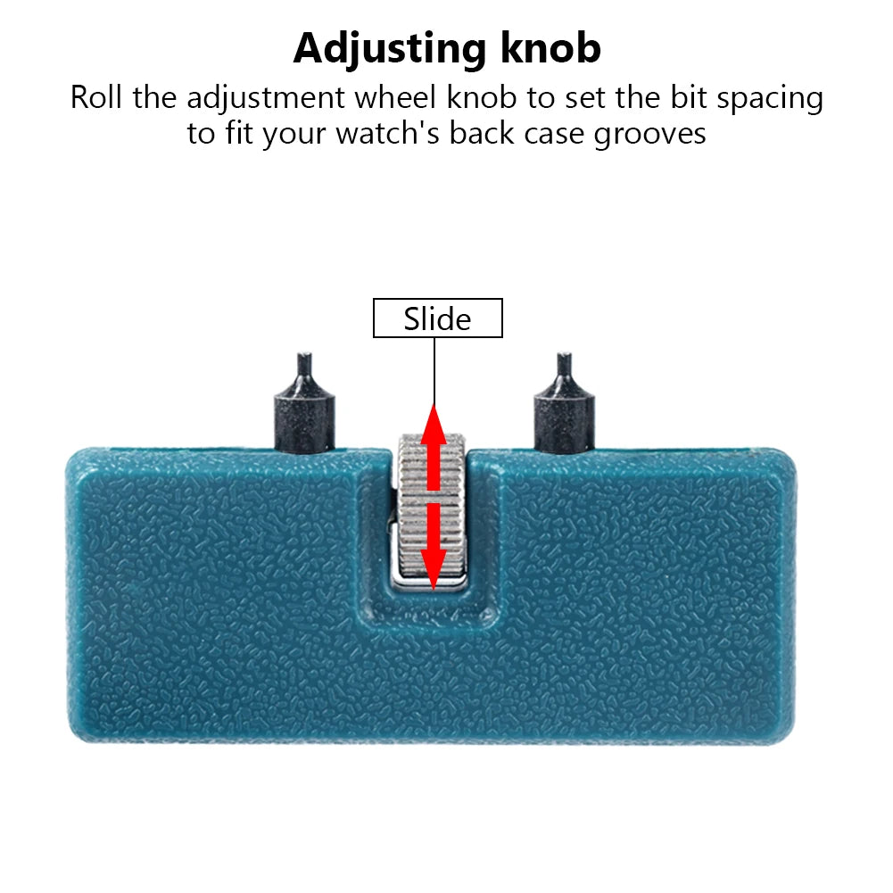Watch Opener Back Case Adjustable Screw Portable Press Closer Repair Tool Remover Kits Hand Tool Wrench Watch Battery Cover 1PC