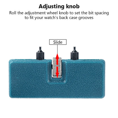 Watch Opener Back Case Adjustable Screw Portable Press Closer Repair Tool Remover Kits Hand Tool Wrench Watch Battery Cover 1PC