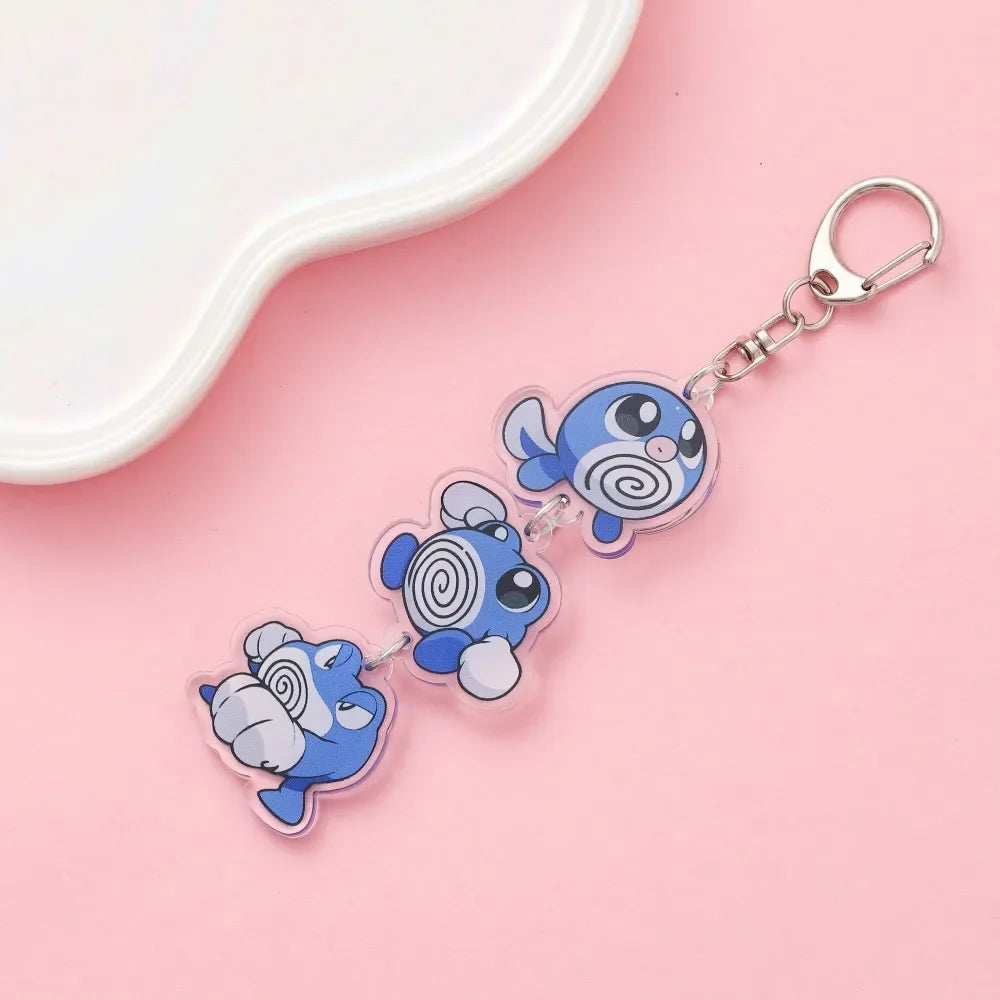 Anime Acrylic keychain accessaries Cartoon Car Bag Pendant Gift cute creative bag charm funny Friends Fans Gifts Keyring