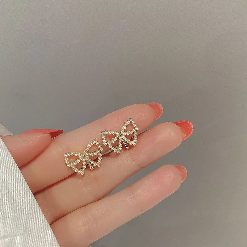 Ear Clip Without Ear Hole Women's Summer Ear Bone Clip Light Luxury High Grade Pearl Earrings Minority Temperament Versatile