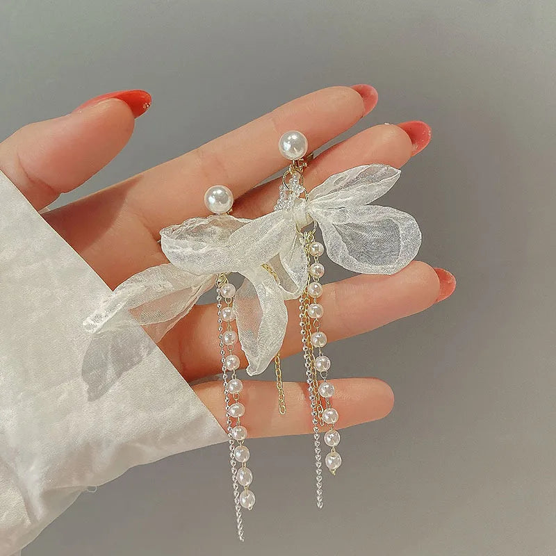 Ear Clip Without Ear Hole Women's Summer Ear Bone Clip Light Luxury High Grade Pearl Earrings Minority Temperament Versatile