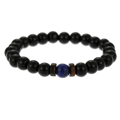 Natural Volcanic Lava Stone Beaded Bracelets for Women Men Jewelry Tiger Eyes Lapis Lazuli Healing Balance Chakra Bead Bracelet