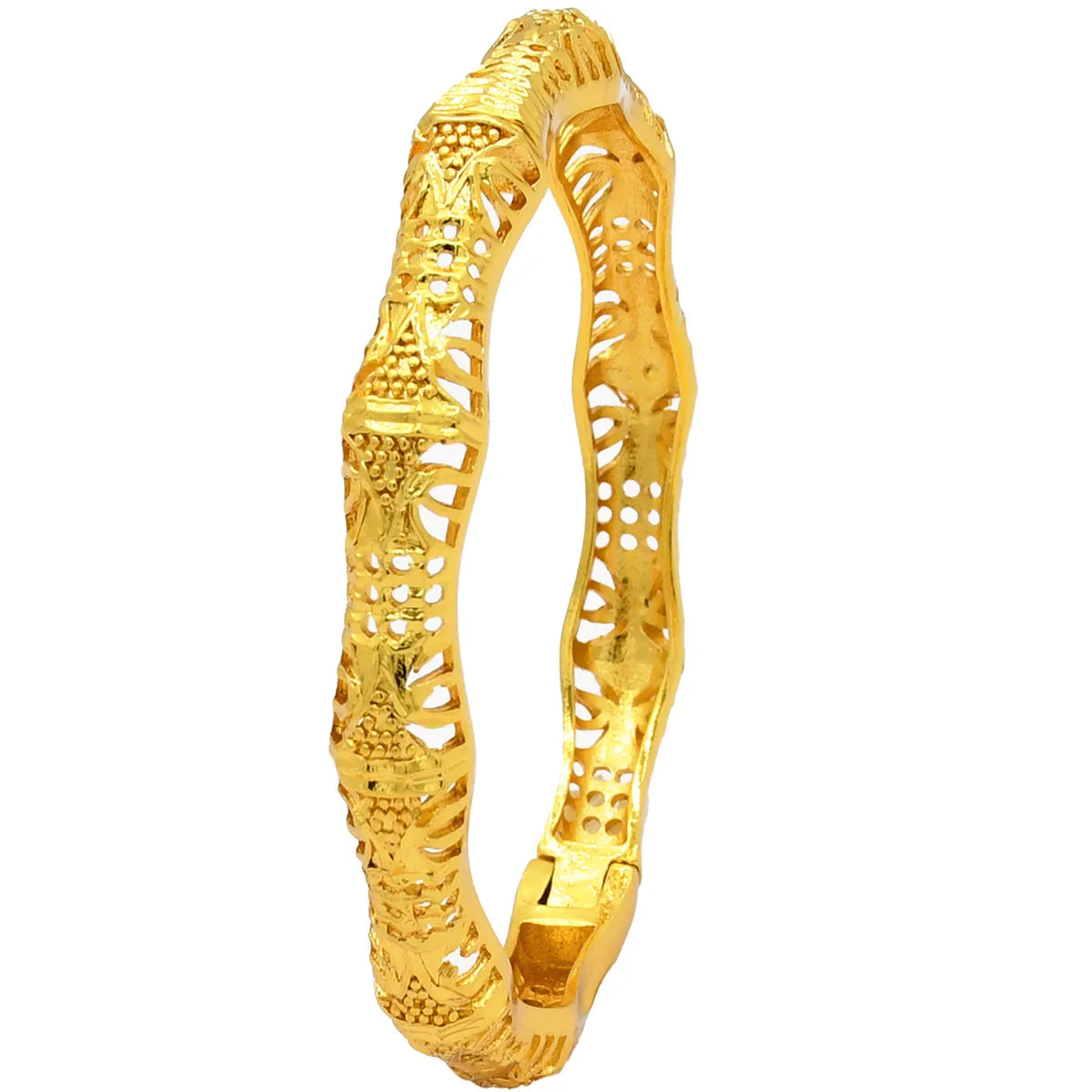 Luxury Dubai Gold Color Bangles For Women 24K Gold Plated Indian African Bracelets Charm Wedding Ethiopian Arabic Hand Jewelry