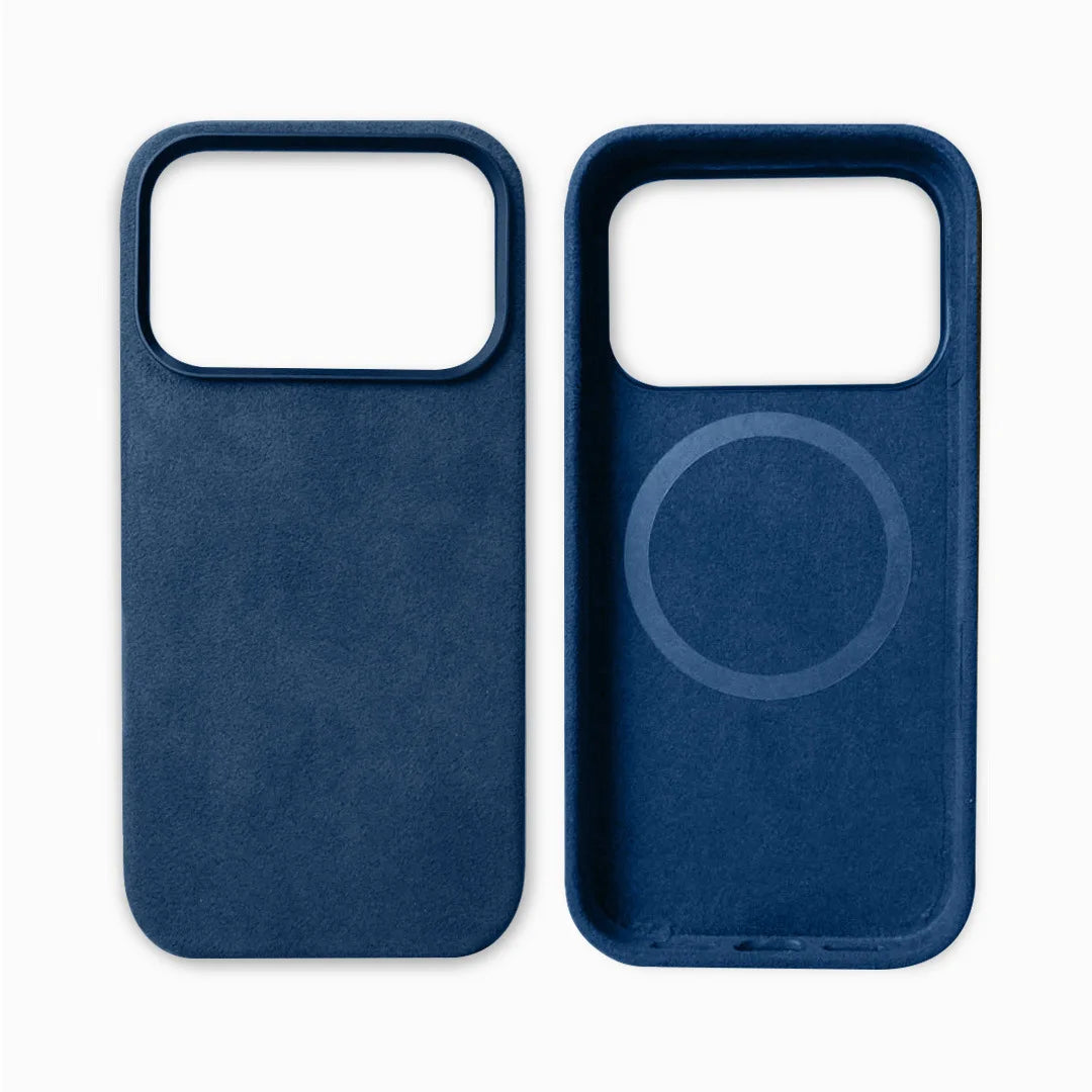 Premium Real Italian Imported Alcantara Magnetic Case for iPhone 17Pro 17Air 17 Pro Max with MagSafe Business Soft Touch Cover