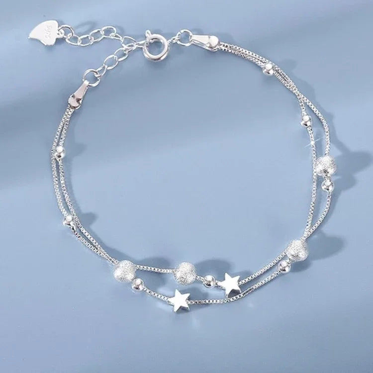 925 Sterling Silver 3MM Snake Chain Bracelets For Women Men Simple Hip Hop Punk Charm Bracelet Fashion Party Wedding Jewelry
