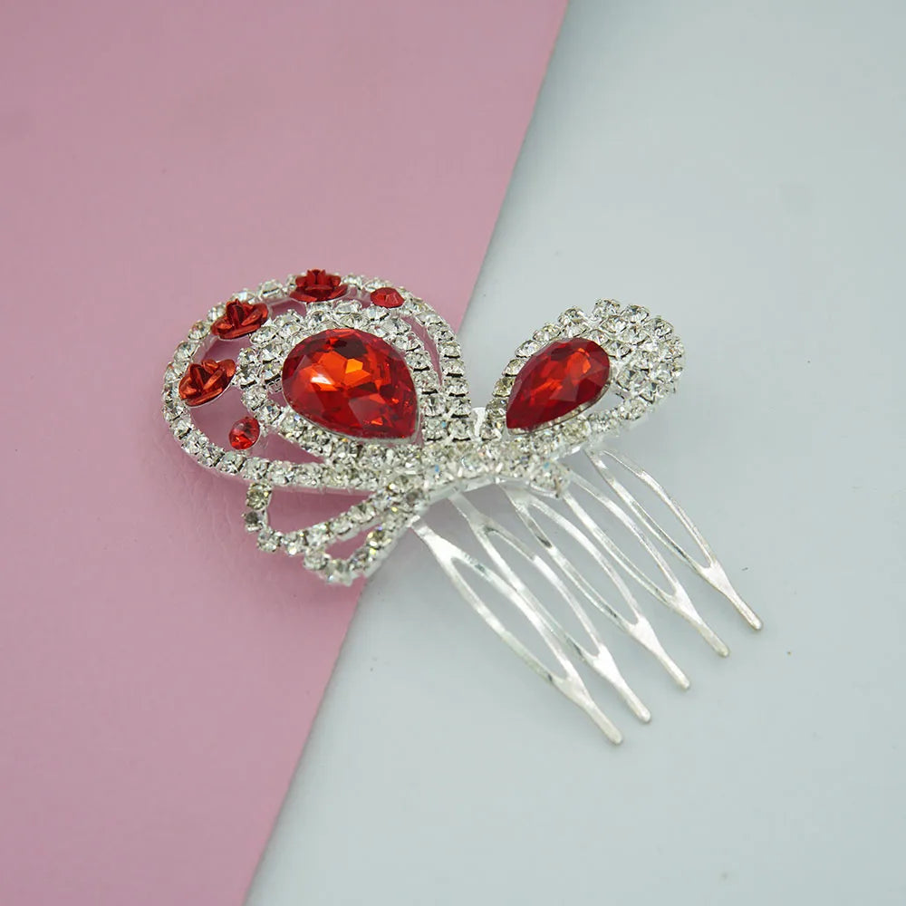 Fashion Hair Combs Flowers Jewelry Crystal Women Hairpins Bridal Hair Ornament Handmade Wedding Accessories Gift