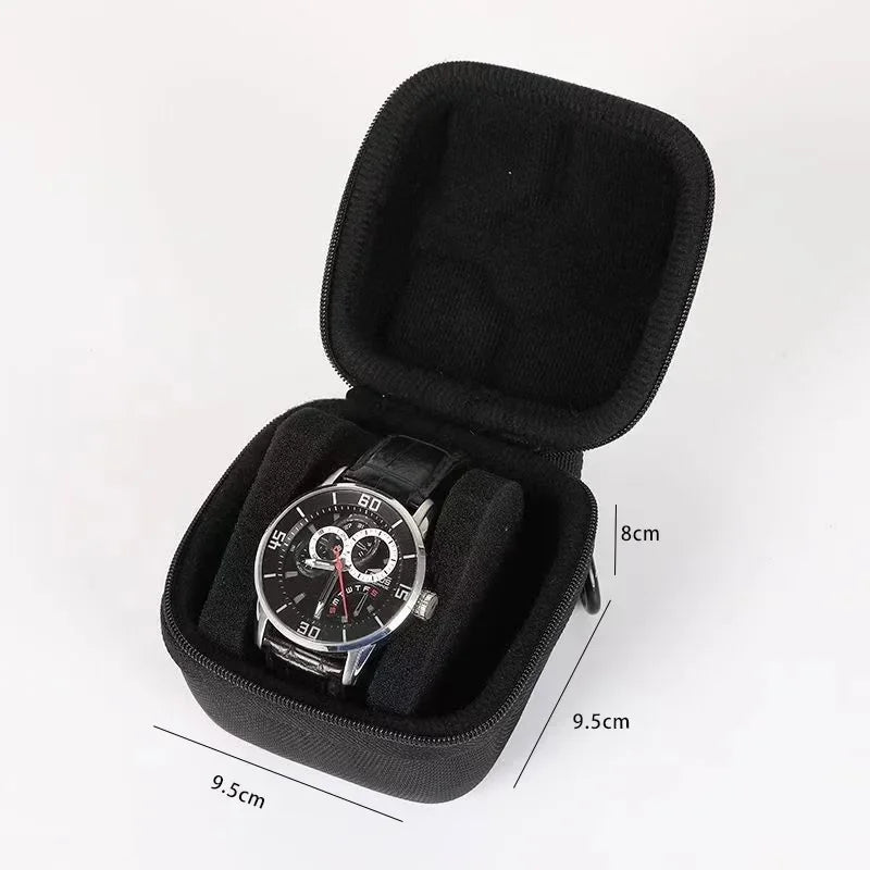 Watch Box Organizer For Men or Women，Watch Travel Case Portable Storage Watch Display Holder for Wristwatches and Smart Watches