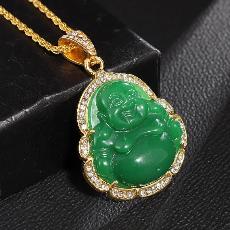 Gawu Box Pendant Can Be Opened Vajra Pestle Six-Character Sutra Zircon Buddha Necklace Male and Female Amulet Jewelry