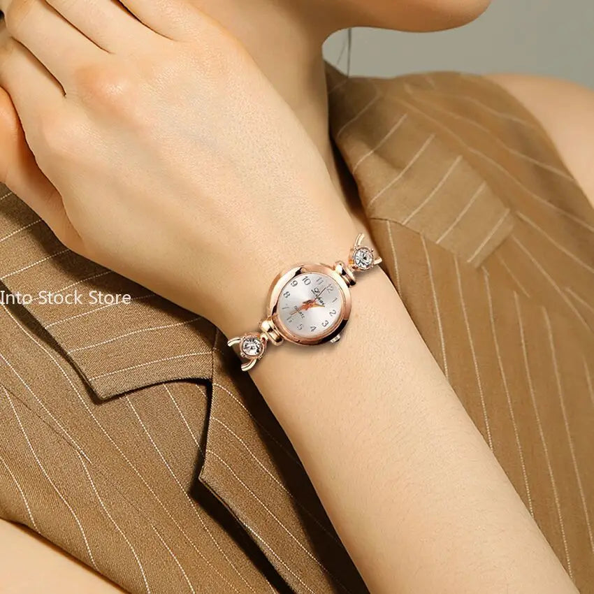 Ladies's Wristwatch Alloy Rhinestone Luxury Diamond Watch for Women Casual Quartz Bracelet Watch Relogio Feminino часы женские