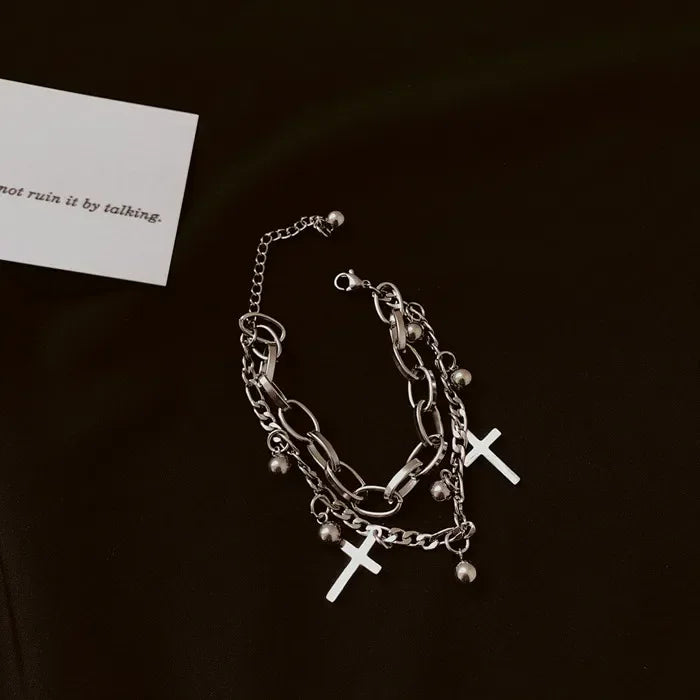 1Pcs Luck Five Leaf Flower Pendant Jewelry Bracelet for Women Gift Fashion Trendy Clover  Bracelet Earring Party Jewelry Gift