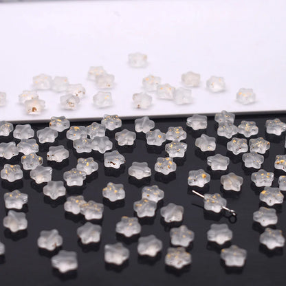 Mixed-color 8mm 60pcs Star Beads Czech Glass Loose Spacer Beads Handmade Diy Accessories Jewelry Making Necklace Earrings
