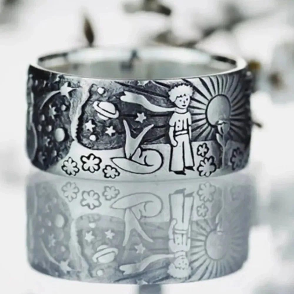 New Retro Simple Men and Women A Variety of Trends of Light Luxury Fashion Ring Personality Party Popular Gift Ring Jewellery