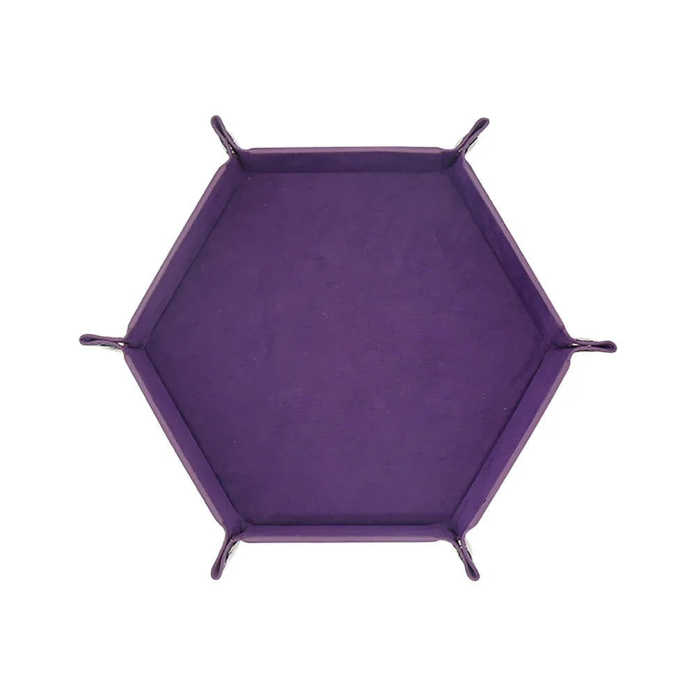 Hexagonal Dice Tray Miscellaneous Storage Box Board Game Dice Tray Accessories