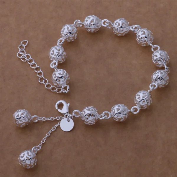 925 Sterling Silver Bracelet Heart High Quality Romance Chain For Woman Men Fashion Engagement Party Wedding Jewelry Gift