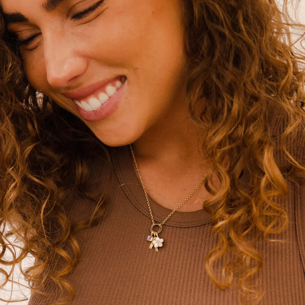 Stainless Steel Pendant DIY Birthstone Necklace for Woman Gold Color Designer Pendant Necklaces Bir