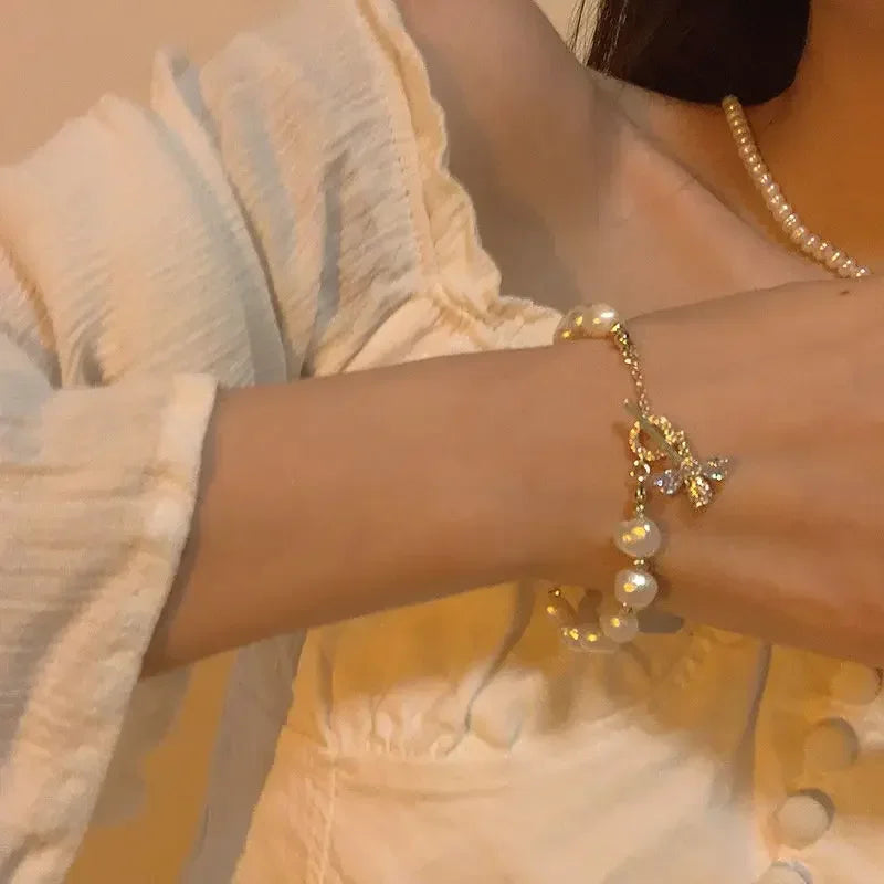 1Pcs Luck Five Leaf Flower Pendant Jewelry Bracelet for Women Gift Fashion Trendy Clover  Bracelet Earring Party Jewelry Gift