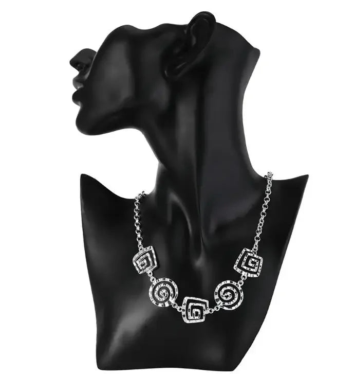 silver Plated gorgeous charm fashion charm heart wedding lady love necklace noble luxury 18 inches Silver jewelry , N270
