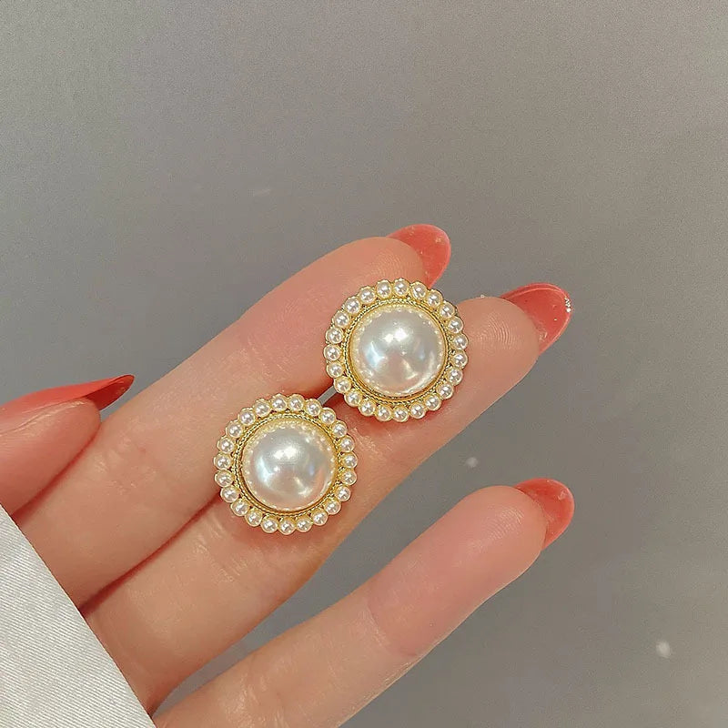 Ear Clip Without Ear Hole Women's Summer Ear Bone Clip Light Luxury High Grade Pearl Earrings Minority Temperament Versatile