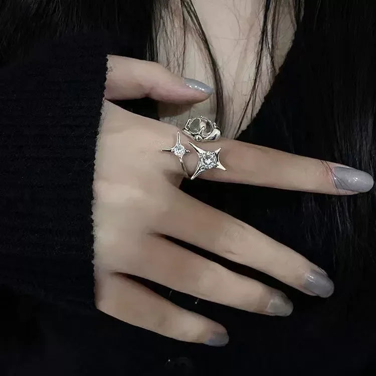 Women Gothic Open Snake Ring Adjustable Animal Rings Reptile Fashion Punk Personality Jewelry Accessories Jewellery Tentacles