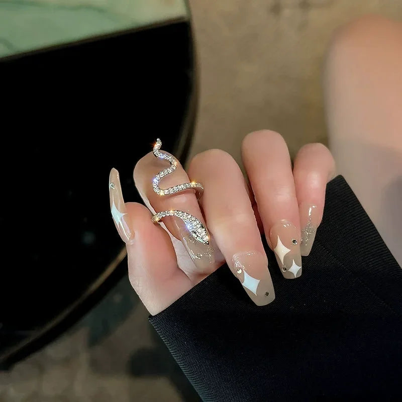 Women Gothic Open Snake Ring Adjustable Animal Rings Reptile Fashion Punk Personality Jewelry Accessories Jewellery Tentacles