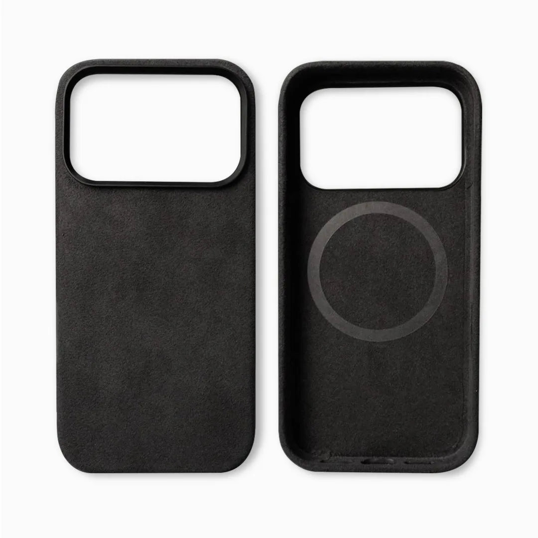Premium Real Italian Imported Alcantara Magnetic Case for iPhone 17Pro 17Air 17 Pro Max with MagSafe Business Soft Touch Cover