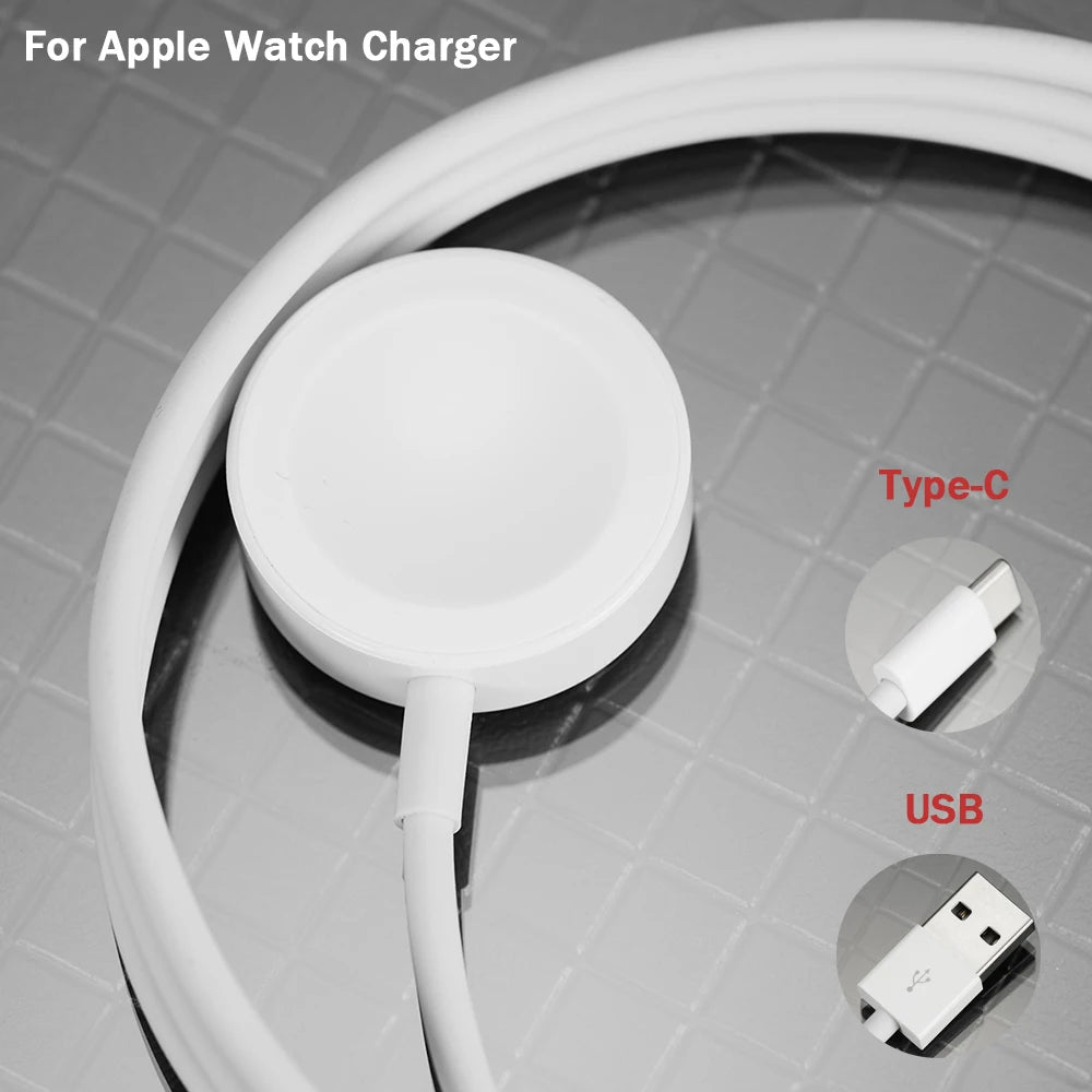 For Apple Watch Series 10 9 8 7 6 Ultra 2 SE Magnetic Wired Charger fast Charging Cable Accessories For iWatch10 9 8 7 6 5 4 SE