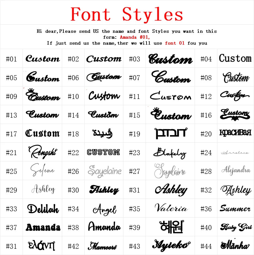 Personalised Name Necklace Custom Stainless Steel Name Jewelry Birthday Gift for her Bridesmaid Mother's Day Gifts