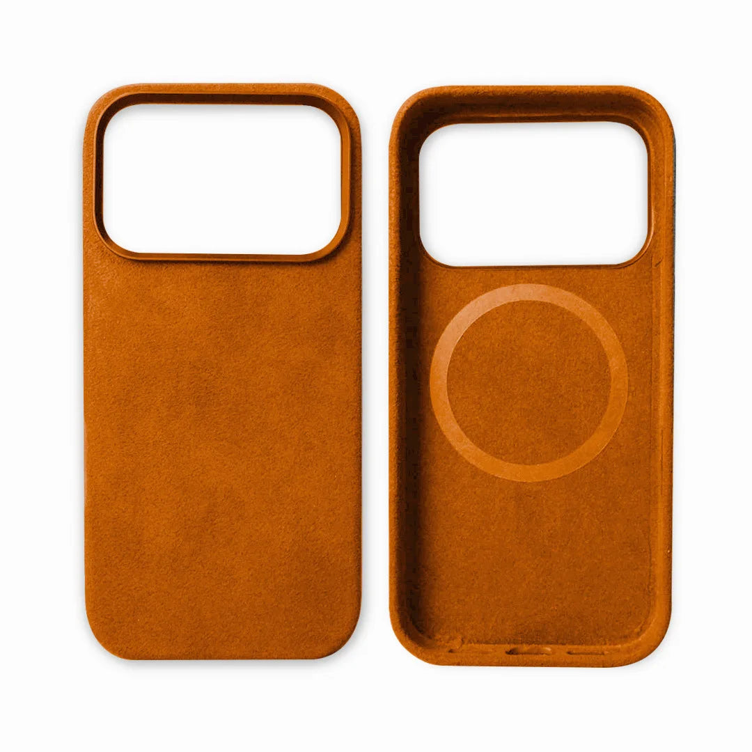 Premium Real Italian Imported Alcantara Magnetic Case for iPhone 17Pro 17Air 17 Pro Max with MagSafe Business Soft Touch Cover