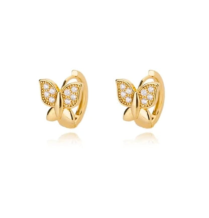 Stainless Steel Star Hoop Earings For Women 2024 Trend New In Luxury Gold Color Earrings Ear Jewelry Gift pendientes mujer