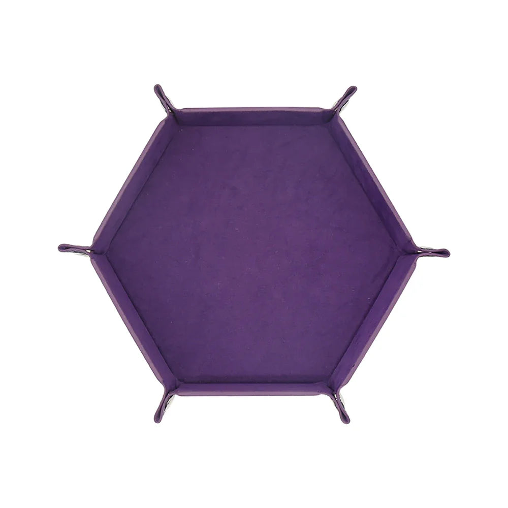 Hexagonal Dice Tray Miscellaneous Storage Box Board Game Dice Tray Accessories