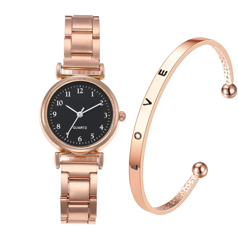MAYZHISU Fashion Women Watch Light-luxury Ladies Wristwatch Stainless Steel Women Quartz Watch Simple Business Female Clock Gift