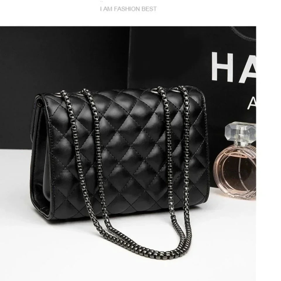 JBTP New Single Female Shoulder Bag New Style Fashion Chain Bag Student Single Shoulder Messenger Bags Women Leather Handbags